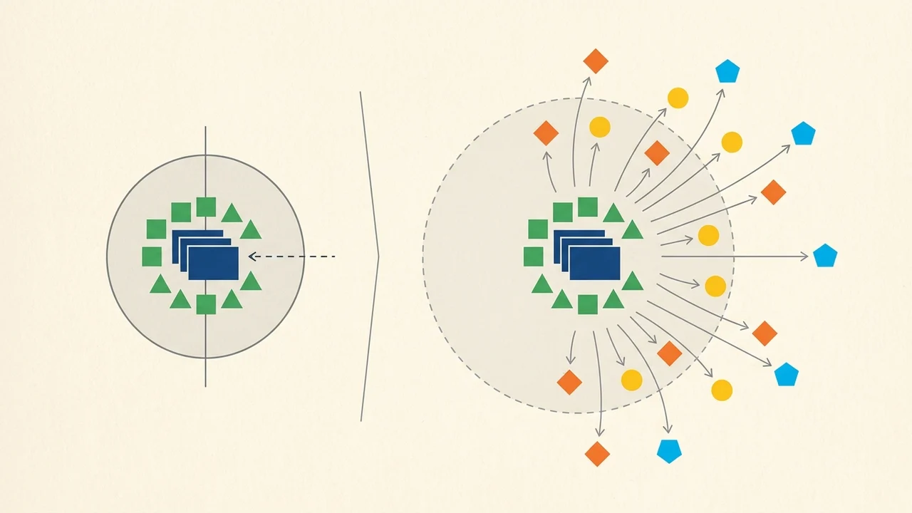 Defining the boundary: distribution shell vs. product depth