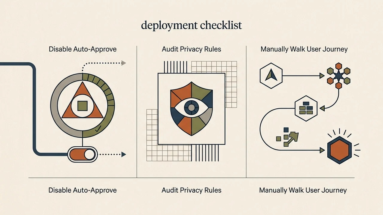 Founder Deployment Checklist Before Going Live